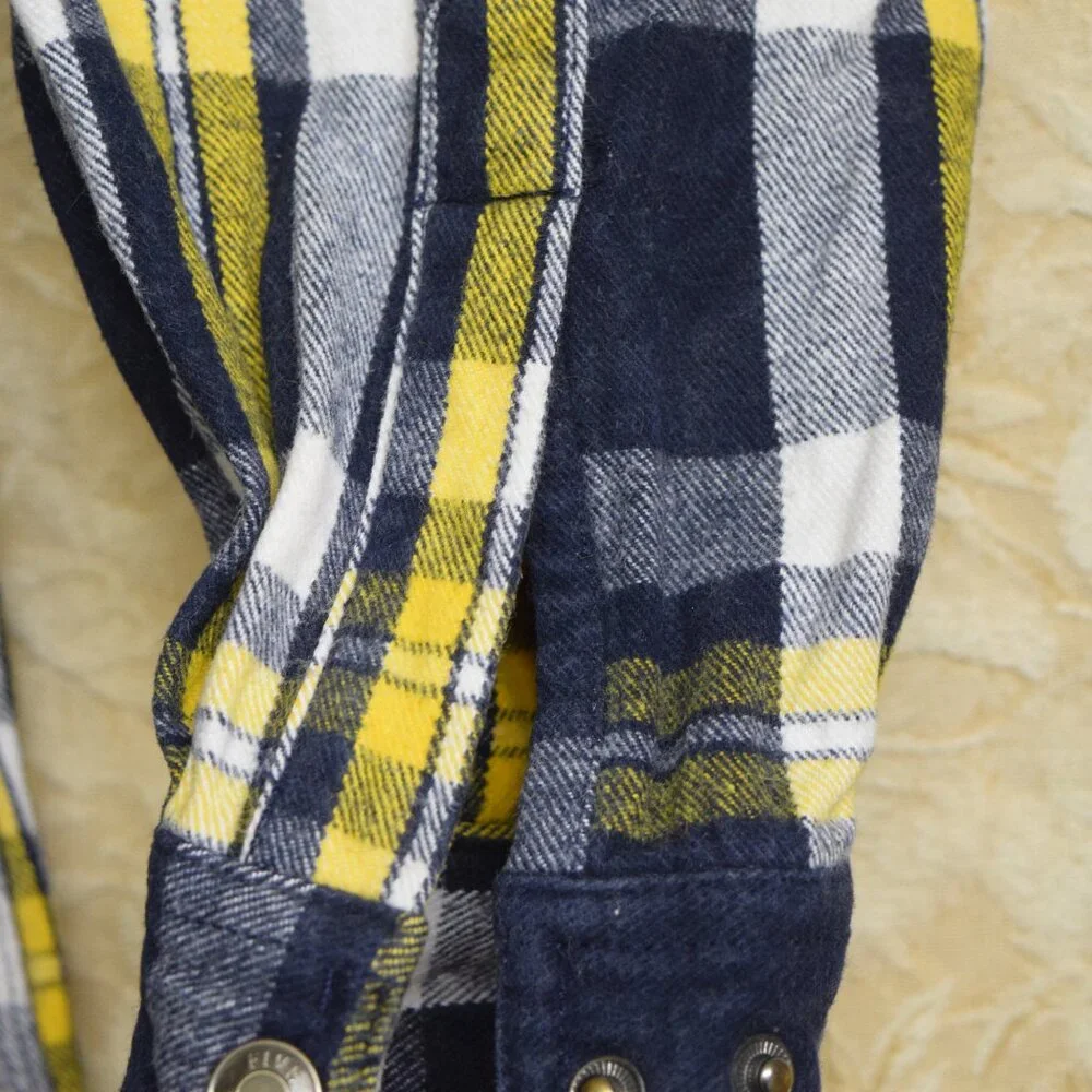 Five Brother Thick Flannel Mens Sz M - R Academia Collegiant School Pride WARM!
